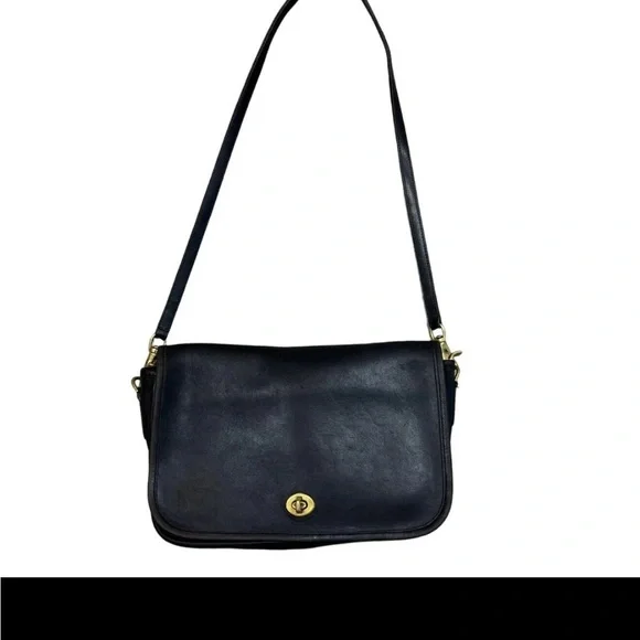 Coach UNICORN SMALL Navy Vintage 1970's Cashin Pre Creed Dinky Shoulder Bag - Picture 2 of 16